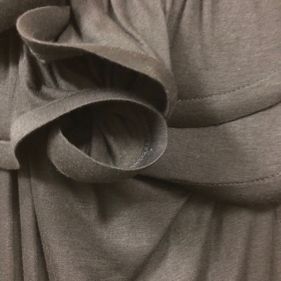 Black off the shoulders ruffled top - Picture 2 of 2